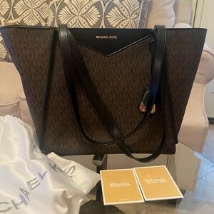 Michael Kors Brown Monogram Tote